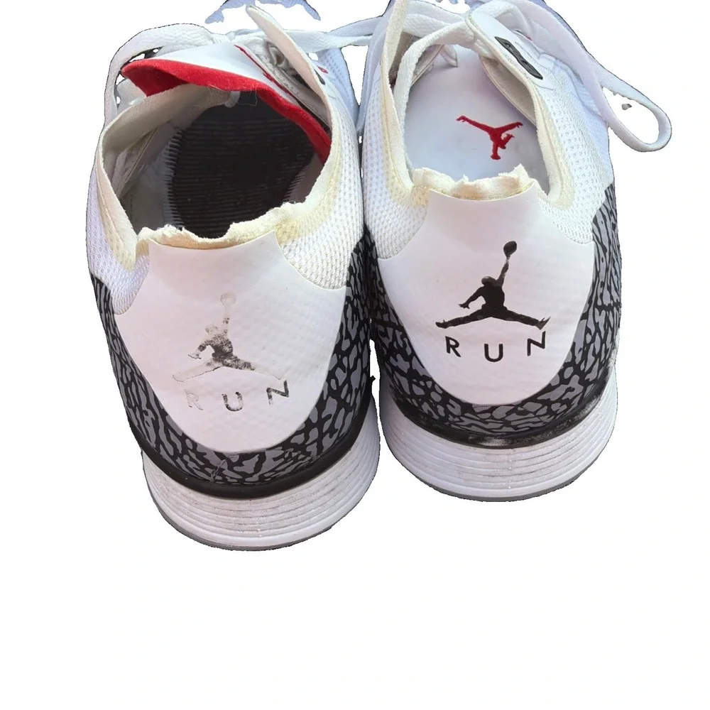Mens Jordan 12 Running Shoes White 88 Racer White Cement Elephant AV1200-100